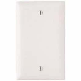 Pass & Seymour TP13W 1-Gang Blank Wall Plate, White