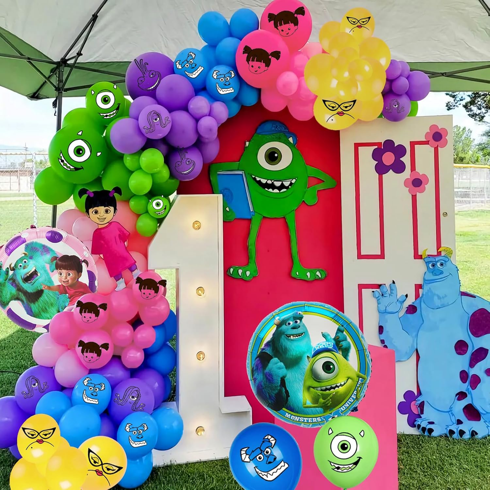 Monster Balloons Garland Arch Kit Party Decoration Inc Supplies for P
