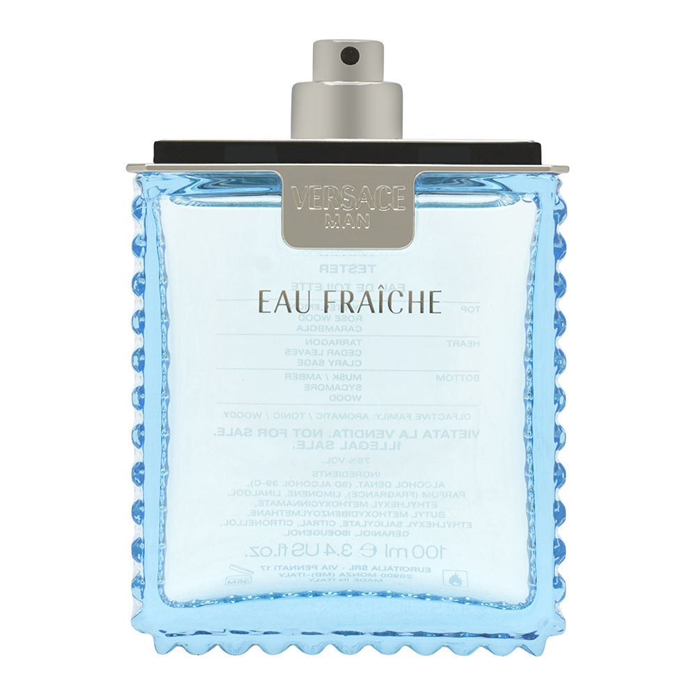Versace Man Eau Fraiche by Versace for Men 3.4 oz Eau de Toilette Spray NO CAP