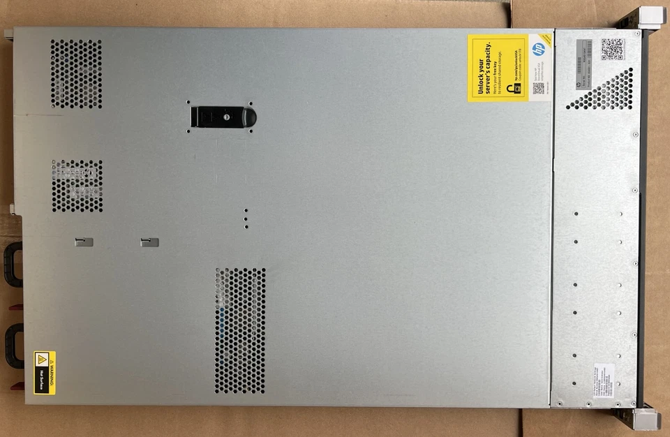 HP DL360p G8 654081-B21, 2xE5-2660V2 CPU, 8x16GB PC3-14900R RAM, 2x750W DC PSU. - Image 3 of 4