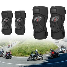 Motorcycle Knee Elbow Pads Dirt Bike BMX Motocross Guards Protective Gear Adult