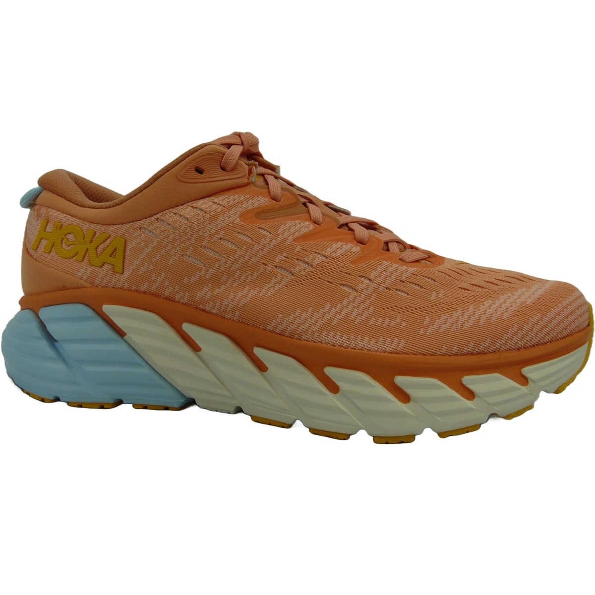 HOKA ONE ONE WOMEN'S GAVIOTA RUNNING SHOES SHELL CORAL PEACH PARFAIT