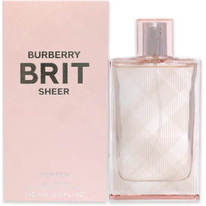 Brit Sheer by Burberry 3.3 / 3.4 oz EDT Perfume for Women New In Box - Click1Get2 On Sale