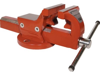 PROMAT  Parallelschraubstock  Backenbreite 140 mm Spannweite 200 mm mit Rohrspan
