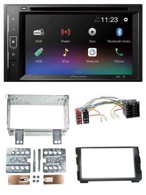 Pioneer Bluetooth MP3 USB 2DIN DAB DVD Car Stereo for Kia Ceed 09-12 ProCeed 11-1