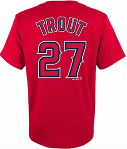 mike trout t shirt jersey