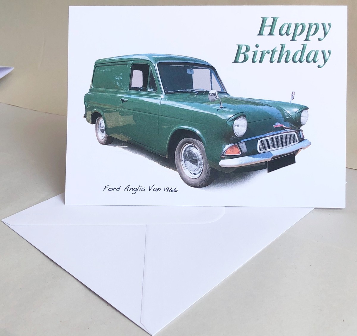 Ford Anglia Van 1966 5x7in Birthday, Anniversary, Retirement or