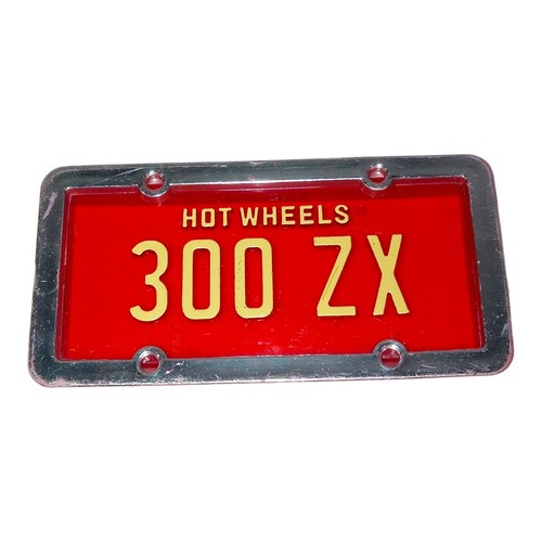 Vtg Hot Wheels Park N Plate Mini Plastic License Plates Lot of 3 - Picture 2 of 11