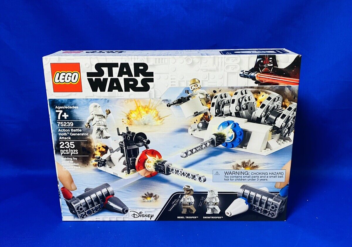 Wars Action Battle Hoth Generator Attack Star Wars 75239 LEGO
