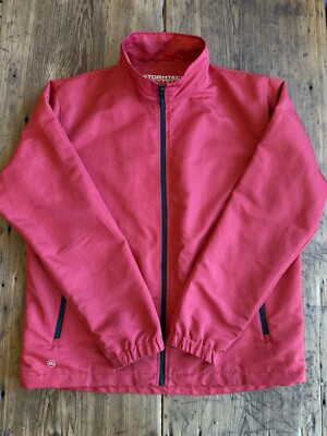 Stormtech Performance Jacket Men s Large Soft Shell Weather Proof Full Zip Red