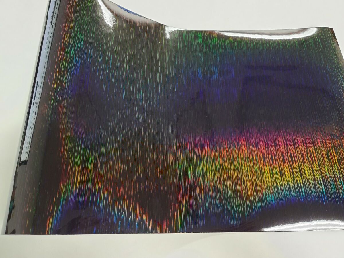 Gloss Iridescent Holographic Rainbow Vinyl Car Wrap Auto Decal Sticker Film  Roll