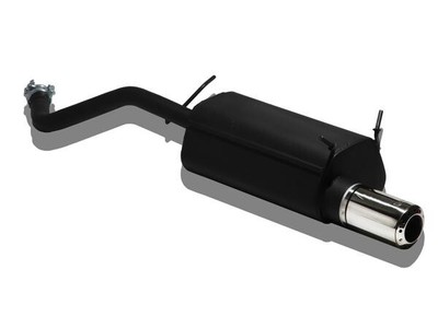 muffler for Renault Megane Coupe 2.0i 85kW 1995-2002 Single Round Tip 100mm
