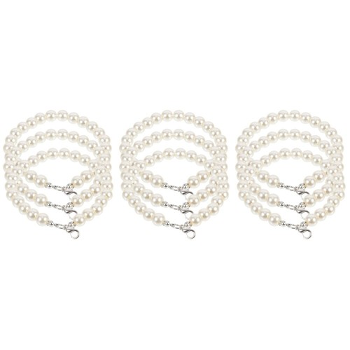 3 PCS Pearl Chain Handy Case Lanyard Mobiles Schlüsselband Mit Perlen - Zdjęcie 7 z 12