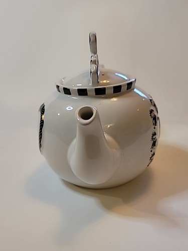 Children Of The Inner Light Teapot Family Black & White Ceramic Marci by Enesco - Picture 5 of 24