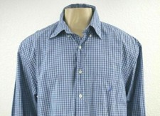 Nautica 100's Two-Ply Cotton Men's Button Front Long Sleeve Shirt Size XL