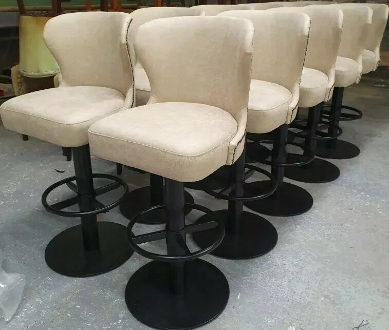 Plain black bar stools online
