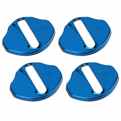 4x Polished Blue Stainless Door Latch Striker Cover Fits 20-25 X247 GLB250 35