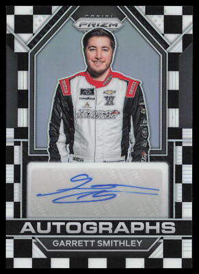 2023 Panini Prizm Racing #A-GSM Auto Checkered Flag #43/50 Garrett Smithley