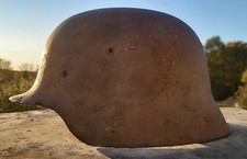 2. Weltkrieg Original Wehrmacht Stahlhelm M42 Helmglocke NORMANDIE Import (N-11)