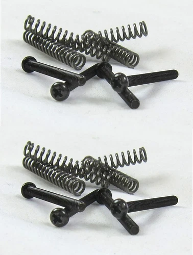 2 Sets Mount Kit GIBSON® Spec Screws/Springs Humbucker BLACK Tuff to Find Part