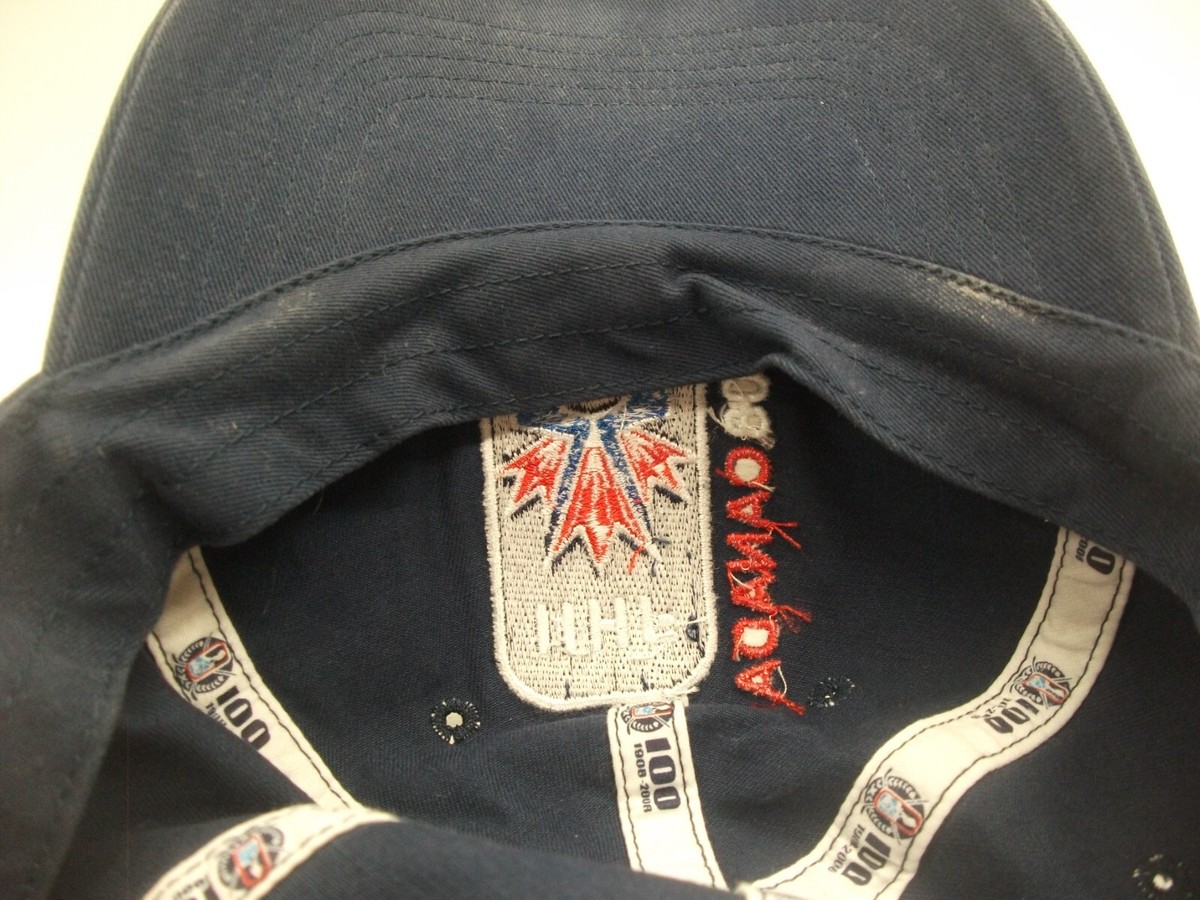 IIHF 2008 Canada Hockey Hat Nike Bauer Blue Hook Loop Baseball Cap