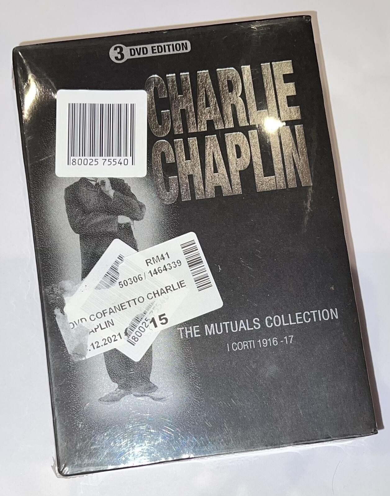 CHARLIE CHAPLIN THE MUTUALS COLLECTION I CORTI 1916 - 17 BOX 3 DVD - SIGILLATO