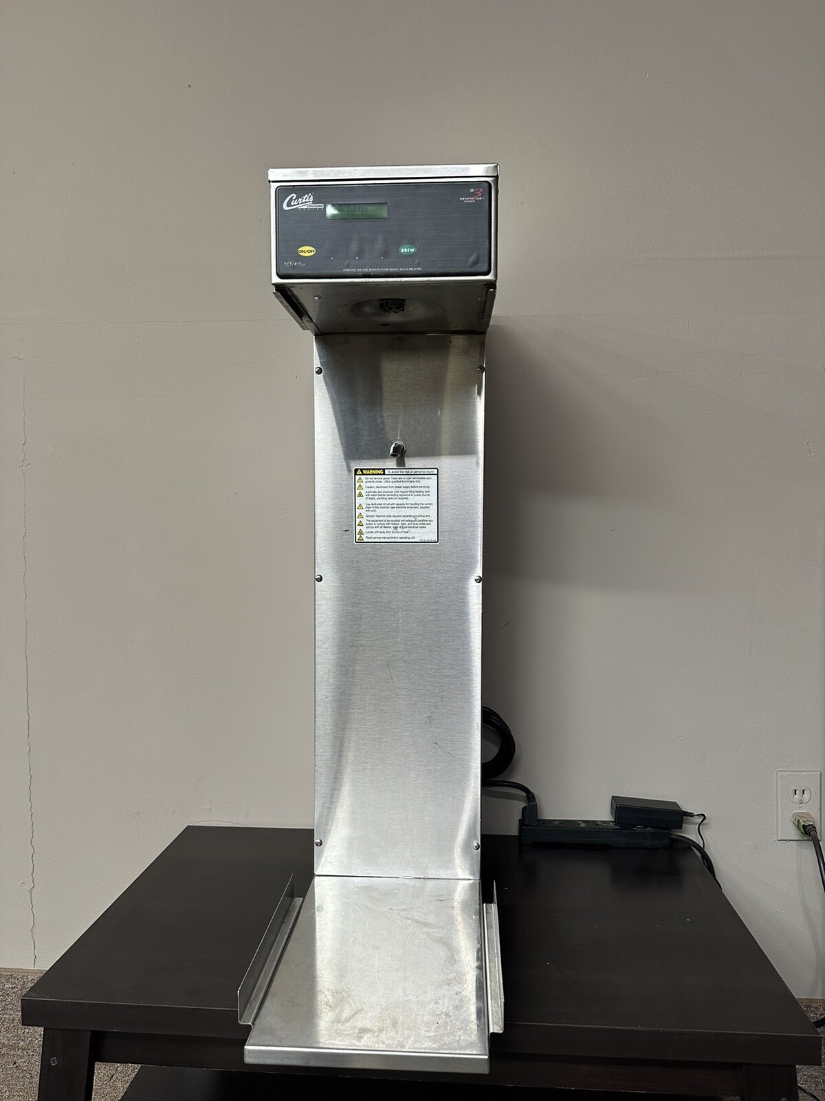Curtis Concourse Series Commercial Tea Brewer G3 Model # TCTS10000