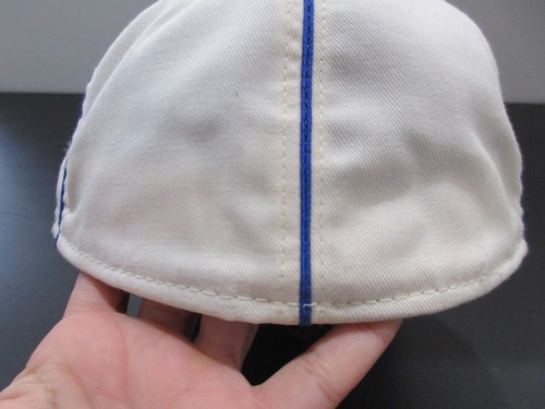 Brooklyn Dodgers Hat Cap Fitted Mens 7 3/8 White Blue Baseball American Needle - Picture 7 of 10