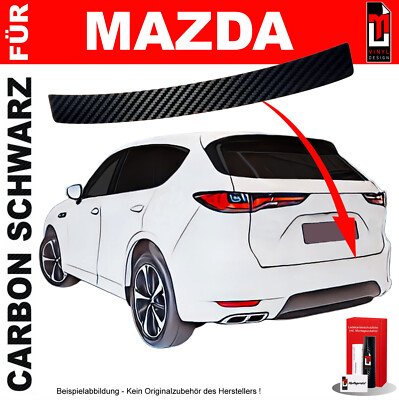 Lackschutzfolie Ladekantenschutz für Mazda CX-60 ab 2022 Carbon Schwarz