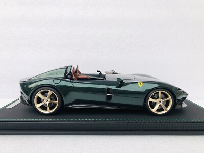 1/18 BBR Ferrari Monza SP2 Dark Green/Gold Stripe Limited 99