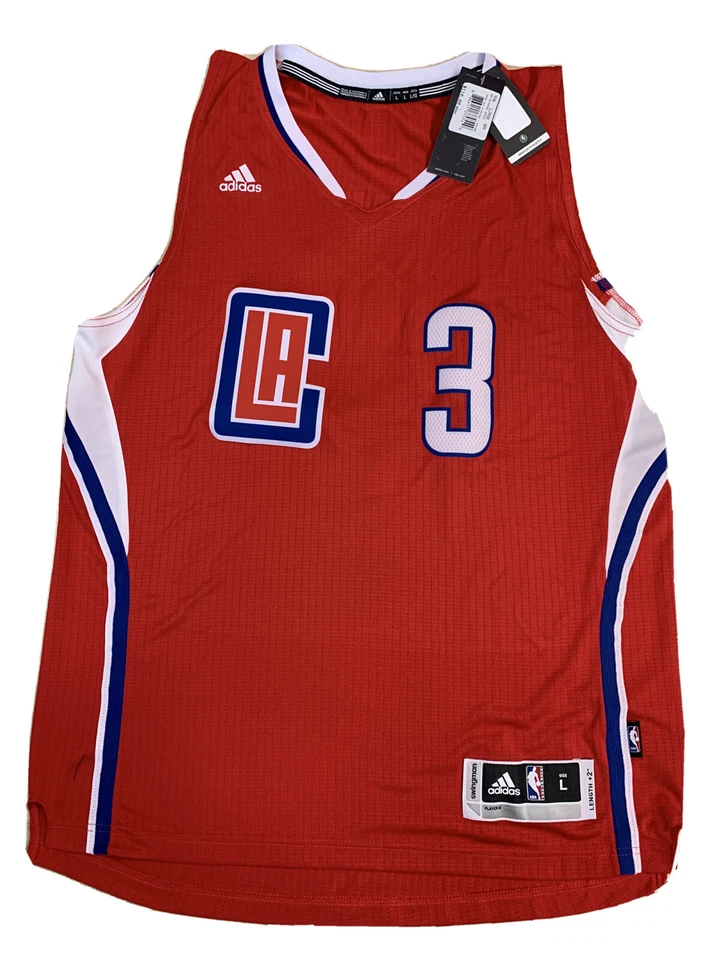 New 2014 Chris Paul Clippers Men’s Size Large Red Rev 30 Adidas Jersey With Tags - Image 2 of 4
