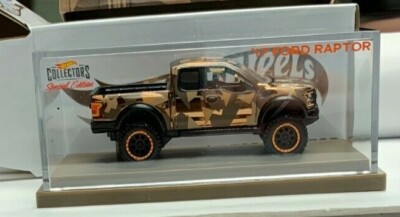 ホットウィール　ホットウィーズルズクラブ　17 フォード・ラプター Hot Wheels 2021 Red Line Club Car RLC Brown Camo '17 Ford Raptor