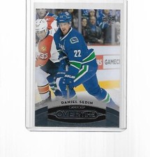 2015-2016 UPPER DECK OVERTIME HOCKEY DANIEL SEDIN #25