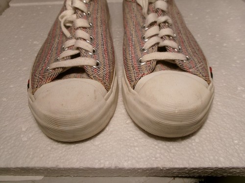 Vintage Pro-Keds Canvas Lo Sneakers Women Size 8.5 Made In Korea - Picture 10 of 16