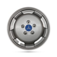 For Mercedes Benz Vito Vaneo Vario Van 4x 16” Silver Wheel Trims Hub Caps Blue