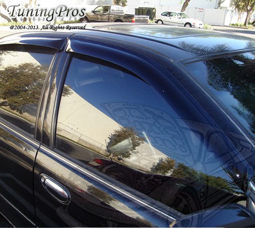 JDM Outside Mount Vent Window Visor Sunroof 5pcs Chevrolet Chevy Spark 13-15 - Picture 2 of 4