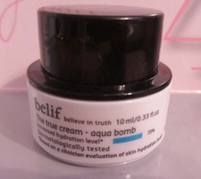 BELIF The True Cream Aqua Bomb Hydrating Moisturizer .33oz/10mL Trial Sz NEW