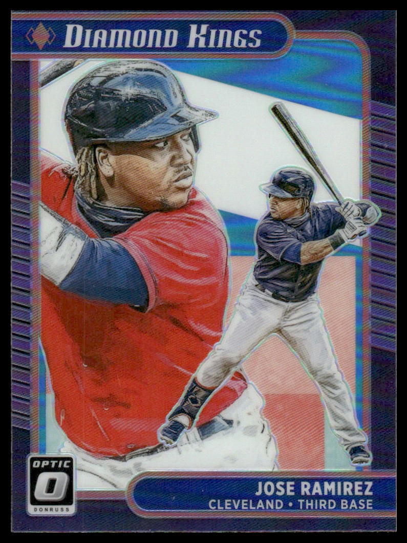 2021 Donruss Optic #8 Jose Ramirez Holo Cleveland Indians