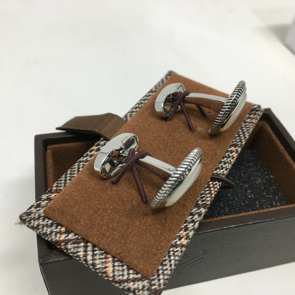 Gemelos Joseph Abboud para hombre, blancos - 8RVA 80018 Foto 4 de 4