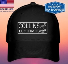 Collins Legitimus Corona Hacha Hacha Negra Sombrero Gorra de Béisbol Ajustable