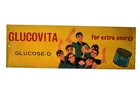 Vintage Glucovita Glucose-D Advertising Tin Sign India Energy Drink Kids Trophy