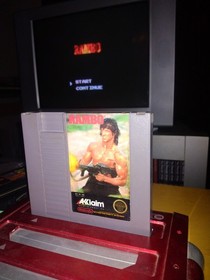 Lot Of 5 NES Games: Bungeling Bay, Heavy Barrell, Renegade, Rescue, Rambo