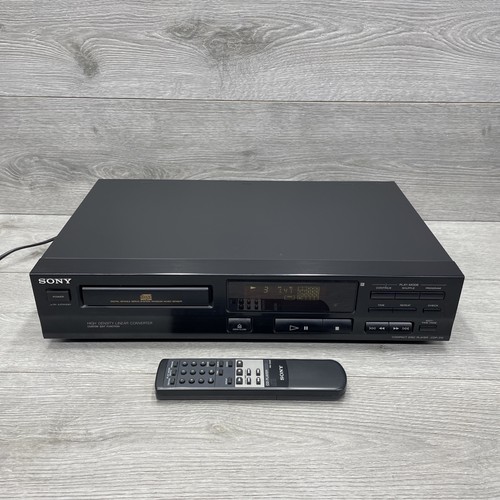 Sony Wlp Sony CDP-312 CD Player Hi-Fi Stereo Separate with Remote Control Tested ...