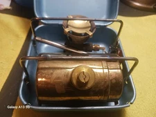 Vintage Optimus 8R Blue Single Burner Camp Stove  Fantastic L@@k A Must Have 