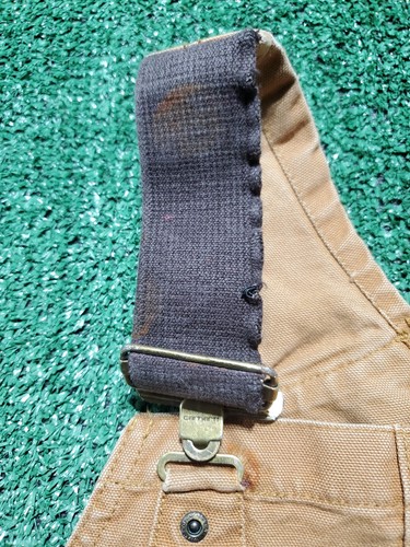Carhartt Overalls Youth Duct Double Knee Brown Size 8 Youth - Picture 11 of 20