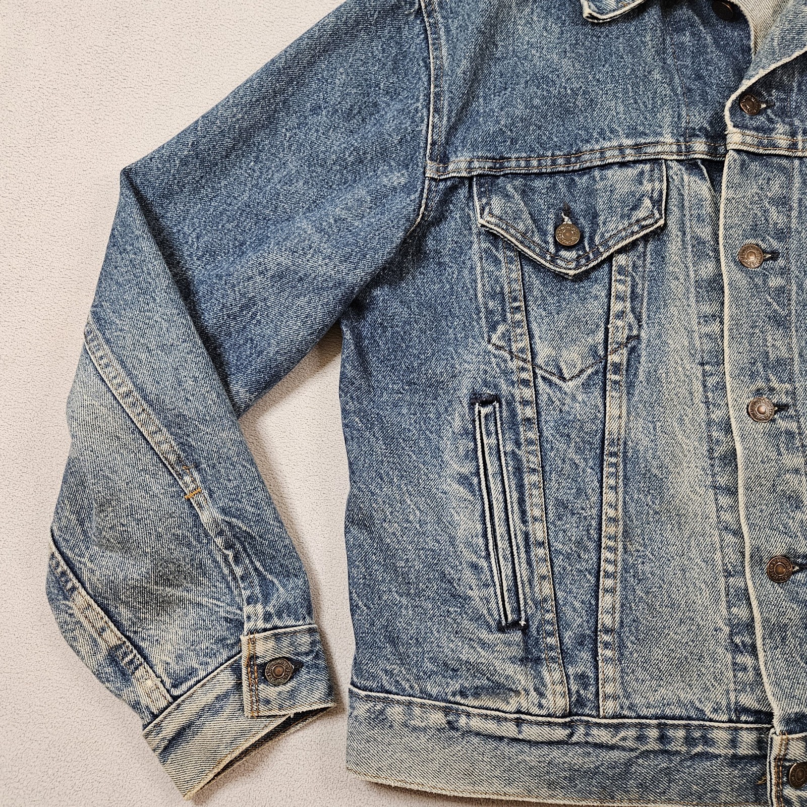 Levi's 70506-0216 Type III Denim Trucker Jacket Made in USA Vintage Early '80's thumbnail 3