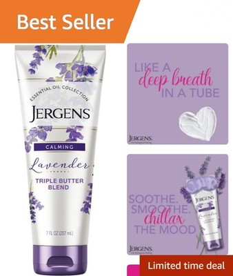 Lavender Essential Oil Hand & Body Lotion - 7 Oz Moisture-Rich Body Butter Cream