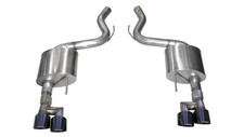 Corsa Sport 3 Axle Back Exhaust Blk Tips Fits 18-23 Mustang Gt Wo Active Exh Corsa Sport 3 Axle Back Exhaust Blk Tips Fits 18-23 Mustang Gt Wo Active Exh