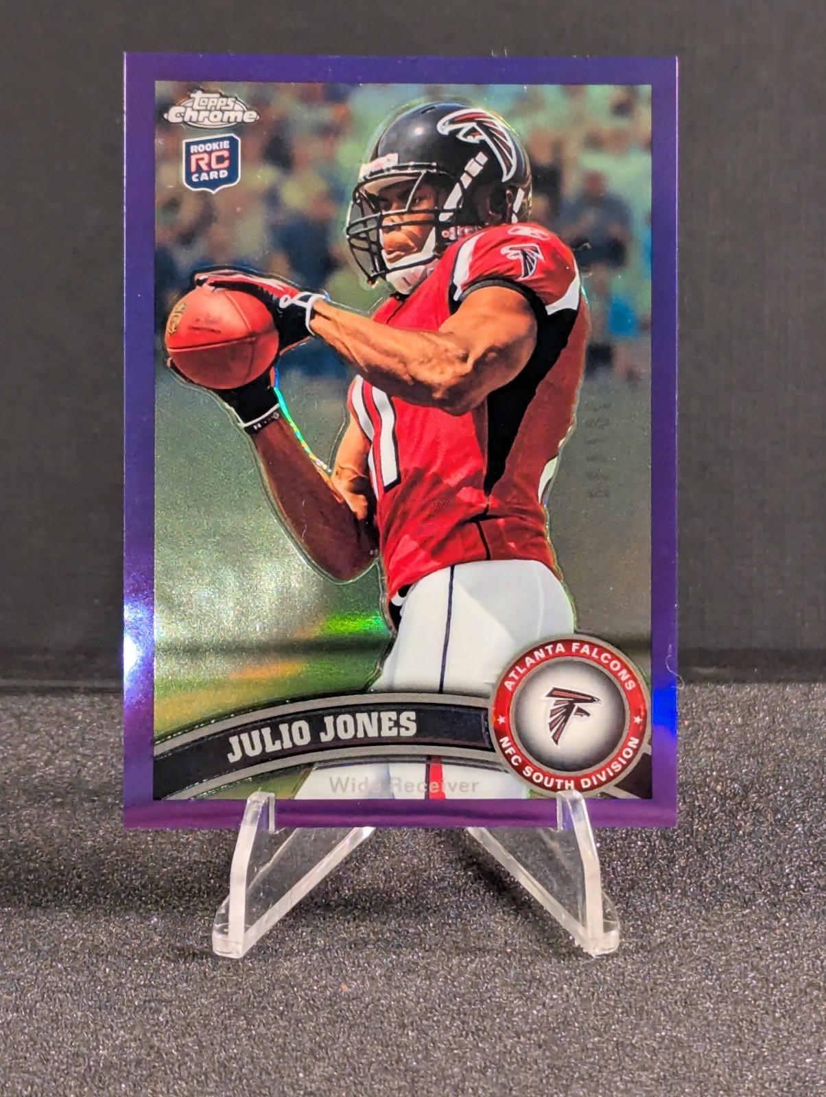 2011 Topps Chrome Julio Jones #131 Purple Refractor /499 (RC) Rookie