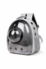 Transparent Astronaut Space Capsule Fashion PVC Pet Backpack Panoramic View